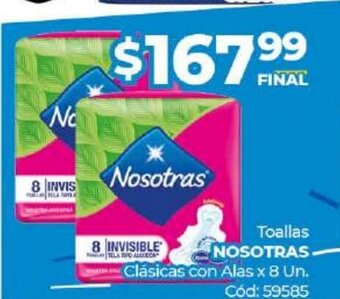 Diarco Toallas Nosotras oferta
