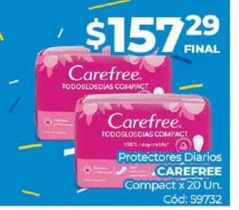 Diarco Protectores Diarios Carefree oferta