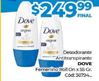 Diarco Desodorante Antitranspirante Dove oferta