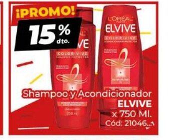 Diarco Shampoo y Acondicionador Elvive oferta