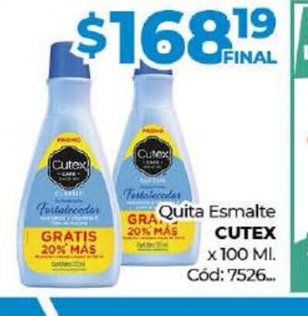Diarco Quita Esmalte Cutex oferta