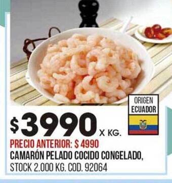 Coto Camarón pelado cocido congelado oferta
