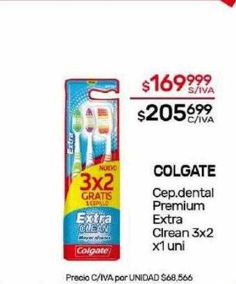 Nini Mayorista Colgate cep.dental premium extra clrean 3x2 oferta