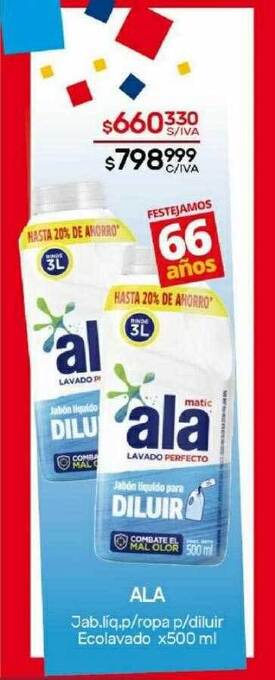 Nini Mayorista Ala jab.líq.p-ropa p-diluir ecolavado oferta