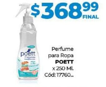 Diarco Perfume Para Ropa Poett oferta