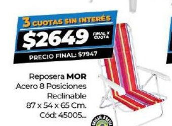 Diarco Reposera MOR oferta