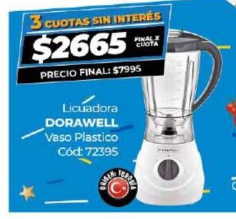 Diarco Licuadora Dorawell oferta
