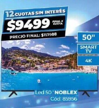 Diarco LED 50" Noblex oferta