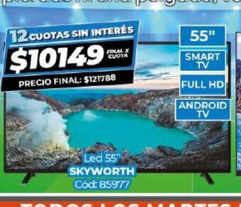 Diarco LED 55" Skyworth oferta