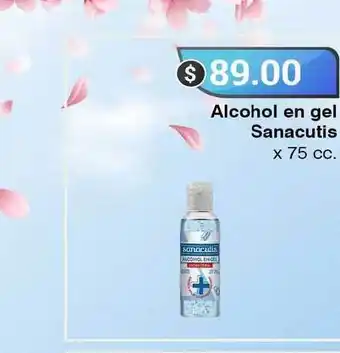 Supermercados Mayor Sanacutis Alcohol En Gel 75cc oferta