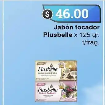 Supermercados Mayor Plusbelle Jabón Tocador 125gr oferta