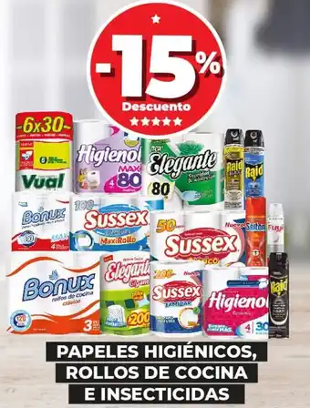 Supermayorista Vital Papeless Higiénicos, Rollos de Cocina E Insecticidas oferta