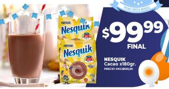 Supermayorista Vital Nesquik Cacao x 180gr oferta