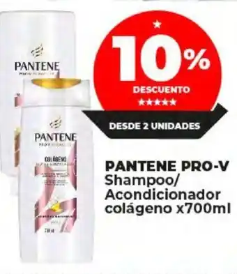 Supermayorista Vital Pantene Pro-V Shampoo/Accondicionador Colágeno x700ml oferta
