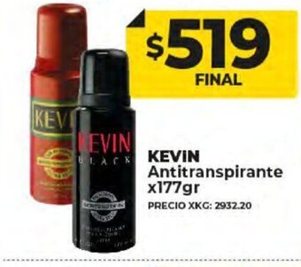 Supermayorista Vital Kevin Antitranspirante x177gr oferta