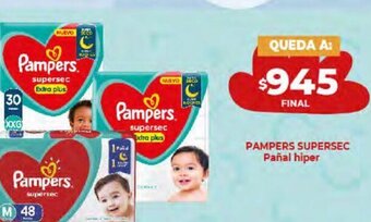 Supermayorista Vital Pampers Supersec Pañal Hiper oferta