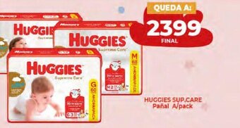 Supermayorista Vital Huggies Sup.Care Pañal A/Pack oferta