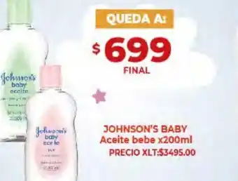 Supermayorista Vital Johnson's Baby Aceite Bebe x200ml oferta