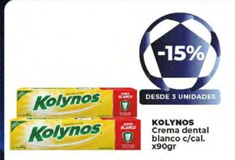 Supermayorista Vital Kolynos Crema Dental Blanco oferta