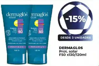 Supermayorista Vital Dermaglos Prot. Solar F50 x 130/120ml oferta
