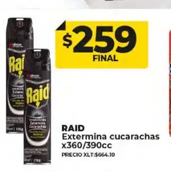 Supermayorista Vital Raid Extermina Cucarachas x 360/390cc oferta