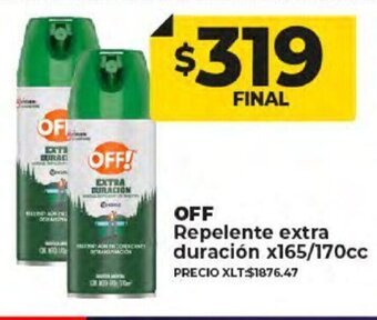 Supermayorista Vital Off Repelente Extra Duración x 165/170cc oferta