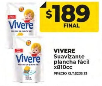 Supermayorista Vital Vivere Suavizante Plancha Fácil x 810cc oferta