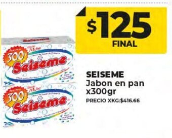 Supermayorista Vital Seiseme Jabon en Pan x 300gr oferta