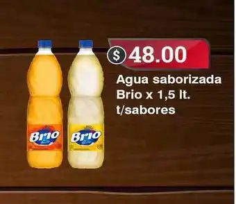 Supermercados Mayor Brio Agua Saborizada 1,5lt oferta