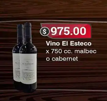 Supermercados Mayor El Esteco Vino 750cc oferta