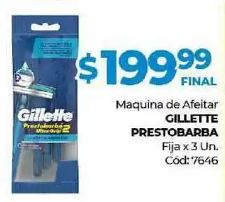 Diarco Gillette Prestobarba Maquina De Afeitar x 3un oferta