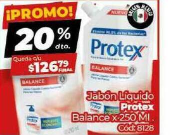 Diarco Protex Jabón Liquido Balance x 250ml oferta
