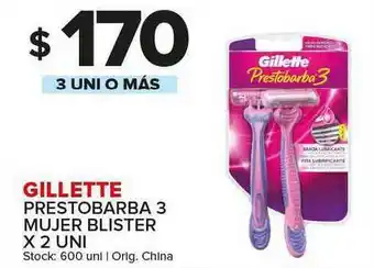 Carrefour Maxi Gillette Prestobarba 3 Mujer Blister x 8 uni oferta
