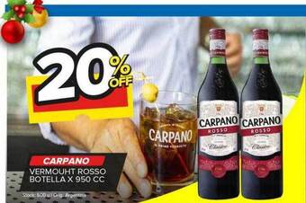 Carrefour Maxi Carpano vermouth rosso oferta
