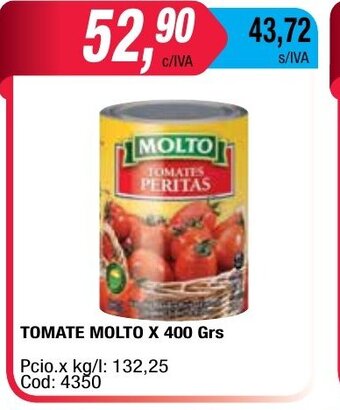Maxiconsumo Tomate Molto x 400 grs oferta