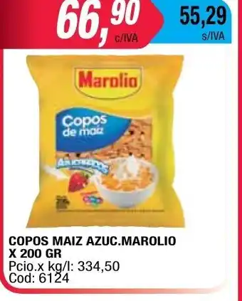 Maxiconsumo Copos Maiz Acuz. Marolio x 200gr oferta