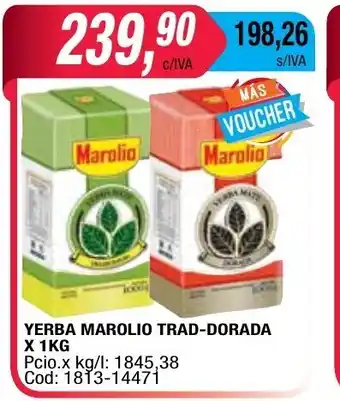 Maxiconsumo Yerba Marolio Trad-Dorada x 1gr oferta