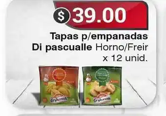 Supermercados Mayor Tapas p/empanadas Di pascualle oferta