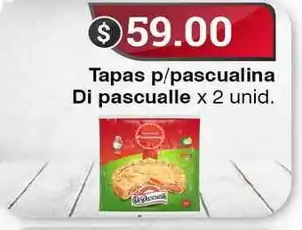 Supermercados Mayor Tapas p/pascualina Di pascualle oferta