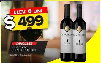 Carrefour Maxi Canciller vino tinto blend i oferta