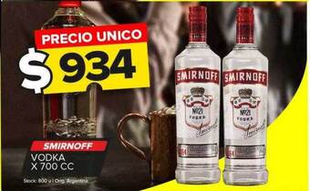 Carrefour Maxi Smirnoff vodka oferta
