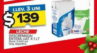 Carrefour Maxi Leche descremada entera uat oferta