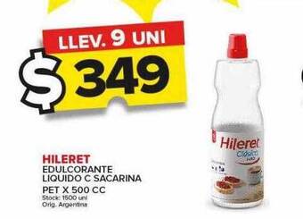 Carrefour Maxi Hileret edulcorante liquido c sacarina oferta