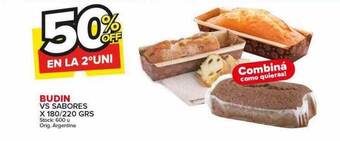 Carrefour Maxi Budin vs sabores oferta