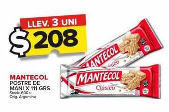 Carrefour Maxi Mantecol postre de mani oferta