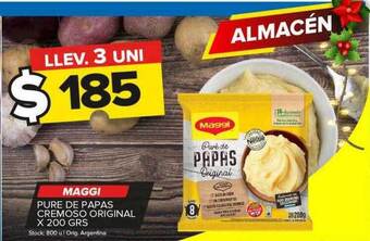 Carrefour Maxi Maggi pure de papas cremoso original oferta