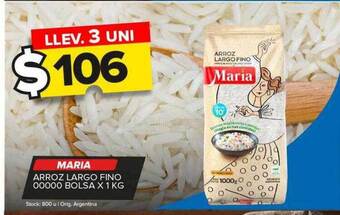 Carrefour Maxi Maria arroz largo fino oferta