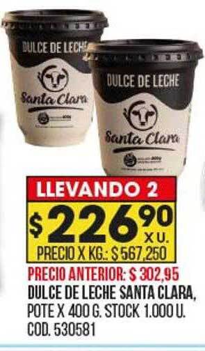 Coto Dulce de leche santa clara oferta