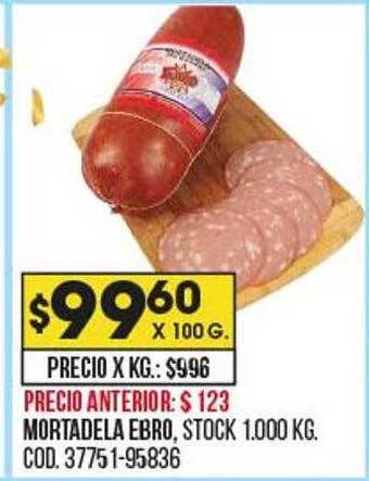 Coto Mortadela ebro oferta