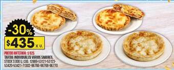 Coto Tartas individuales varios sabores oferta